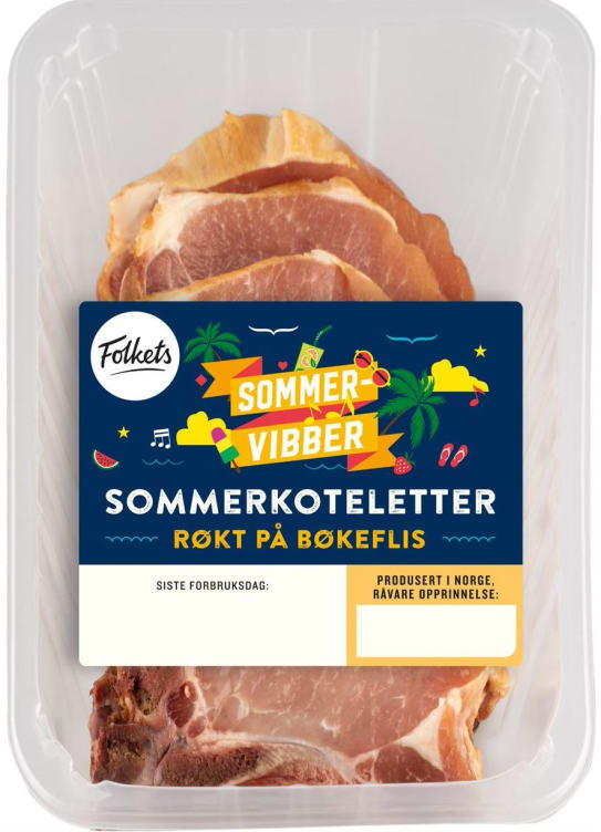 Sommerkotelett Bøkerøkt Ca1,1kg Sommervibber