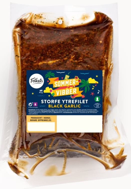 Storfe Ytrefilet Bit Black Garlic Sommervibber