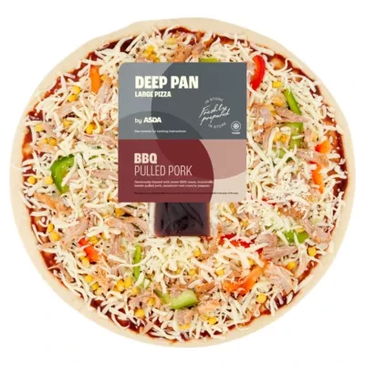 ASDA BBQ Pork Large Deep Pan Pizza 1011g