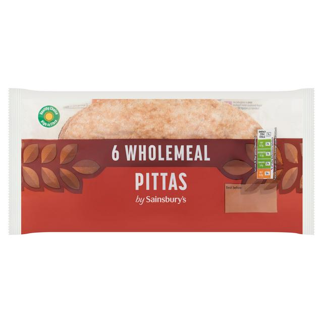 Sainsbury's Wholemeal Pittas x6