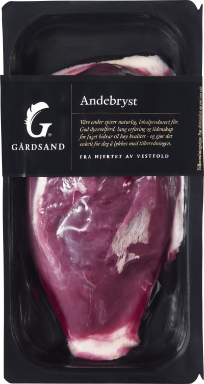 Andebryst Fryst 220-340g Gårdsand