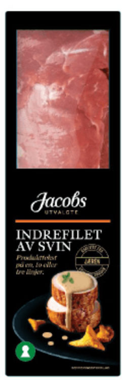 Svin Indrefilet Ca500g Jacobs Utvalgte