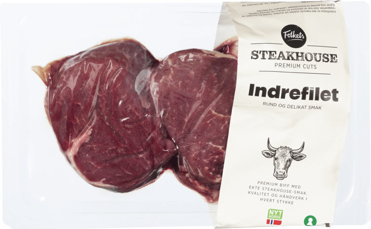Storfe Indrefilet ca 450g Folkets