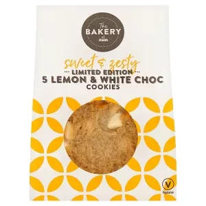 ASDA 5 Lemon & White Chocolate Choc Cookies