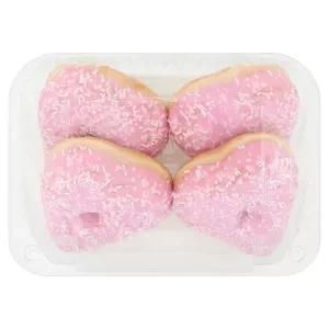 ASDA 4 Heart Shaped Donuts