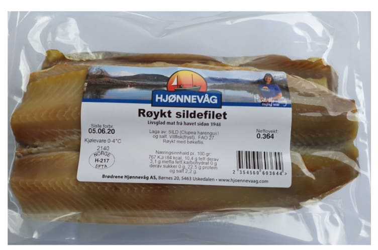 Sildefilet Røkt Ca300g Hjønnevåg