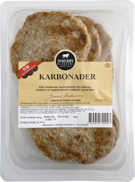 Karbonader Håndstekt