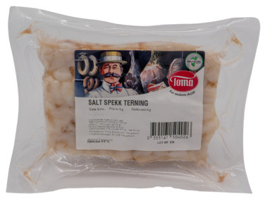 Toma Mat Salt Spekk i Terning Ca 250g Prima Brands¤Toma mat