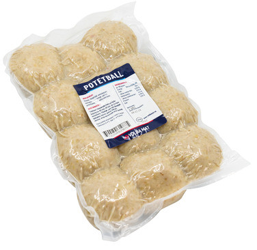 Potetball m/Flesk 12-pak Vakumpakke