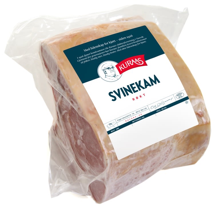 Svinekam Røkt Frys Ca1,5kg Kuraas