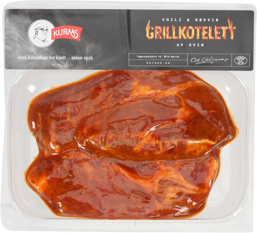 Grillkotelett Chili/rødvin Kuraas