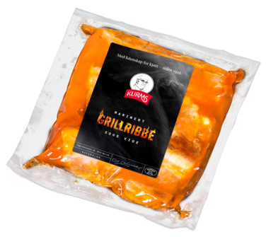 Grillribbe Marinert Ca440g Kuraas