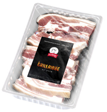 Svin Grillribbe Nat Ca 700g Kuraas