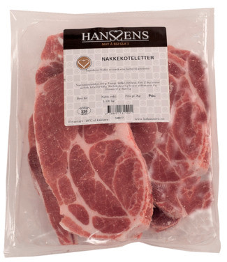 Nakkekoteletter Marinert Pk Fr Hanssens