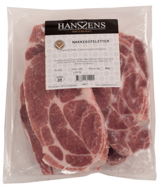 Nakkekoteletter Marinert Pk Fr Hanssens