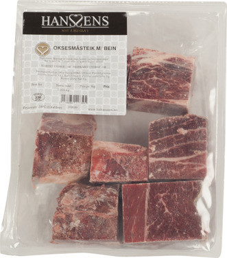 Oksesmåstek m/B Ca.1kg Fr Hanssens