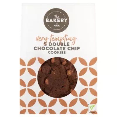 ASDA Double Chocolate Chip Cookies 5pk