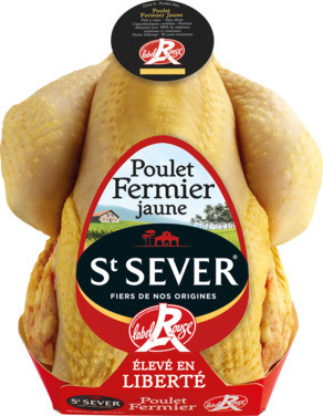 Landkylling Label Rouge 1.4kg Gul Frittgående St Sever