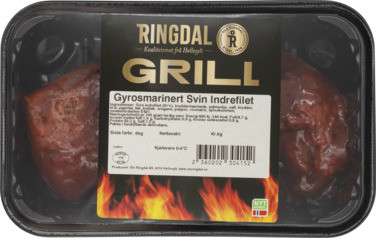 Svin Indrefilet Gyros Marinert