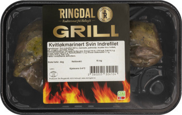 Svin Indrefilet Kvitløk Marinert