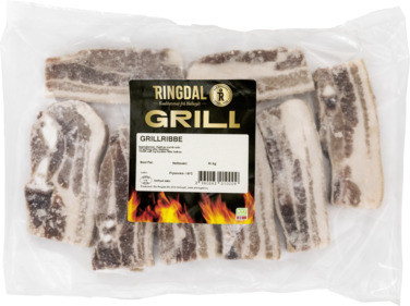 Grillribbe i Poser Frys Ringdal