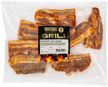 Marinert Grillribbe I Poser Ringdal