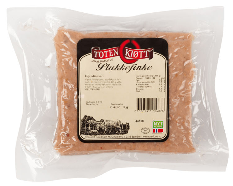 Plukkefinke Ca500g Toten Kjøtt