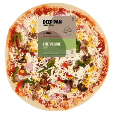 ASDA The Veggie One Large Deep Pan Pizza 1039g