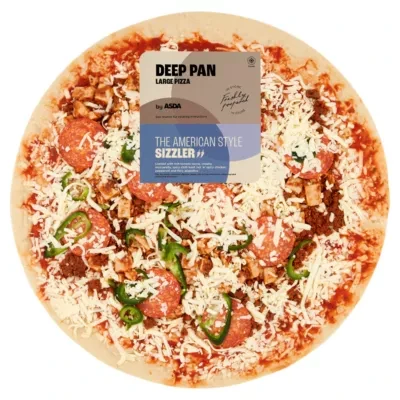 ASDA The American Style Sizzler Large Deep Pizza 958g