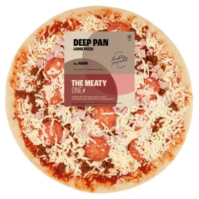 ASDA The Meaty One Large Deep Pan Pizza 938g