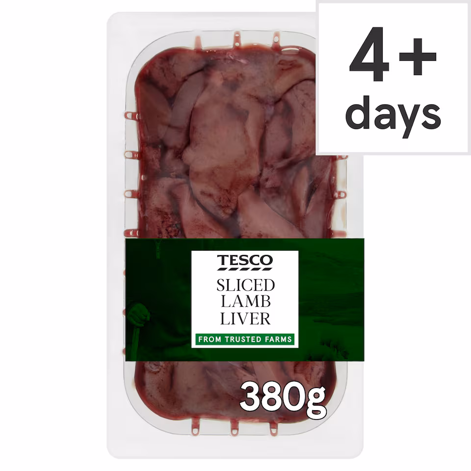 Tesco Lamb Sliced Liver