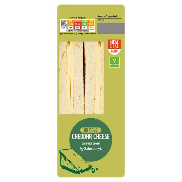 Sainsbury's Cheese Sandwich, No Mayo