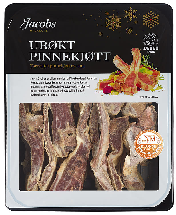 Pinnekjøtt Urøkt Ca1,8kg Jacobs Utvalgte