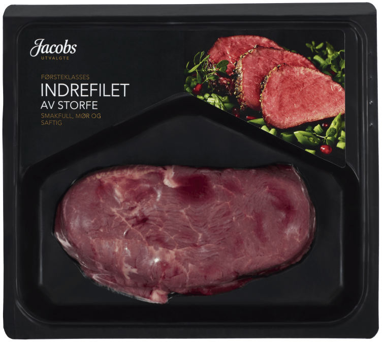 Storfe Indrefilet Ca170g Jacobs Utvalgte