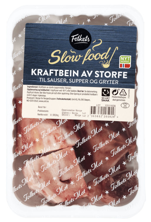 Storfe Kraftbein Ca500g Folkets