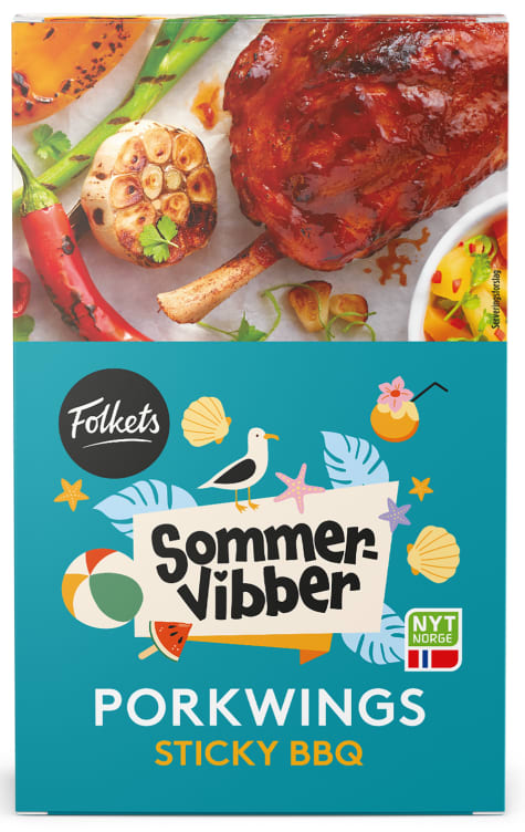 Porkwings Sticky&Tasty Ca600g Folkets