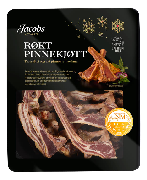 Pinnekjøtt Røkt ca 1,8kg Jacobs Utvalgte