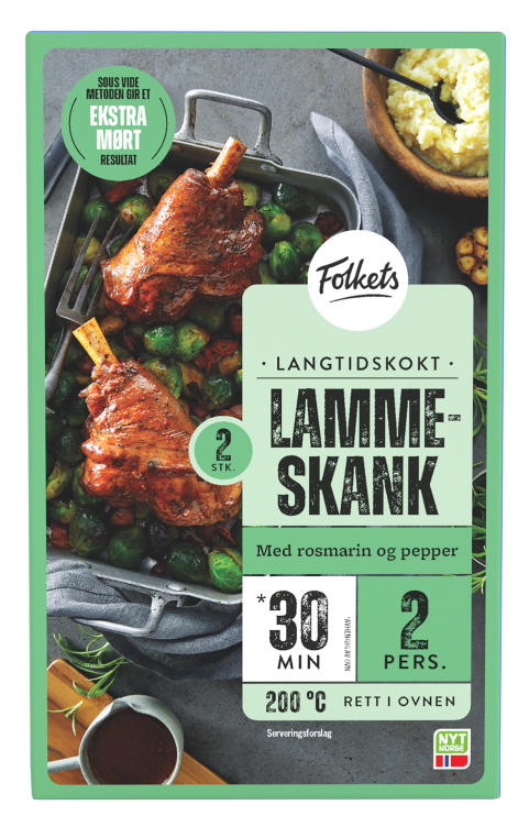 Lammeskank Rødvinsmar. Ca700g Stekt Perfekt