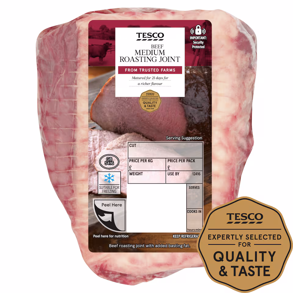 Tesco British Beef Medium Roasting Joint