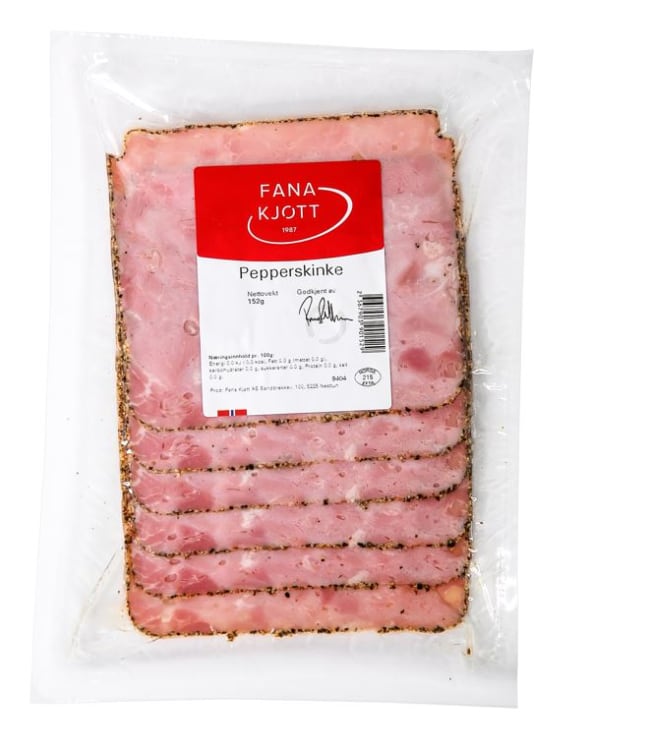 Pepperskinke Ca150g Fana Kjøtt