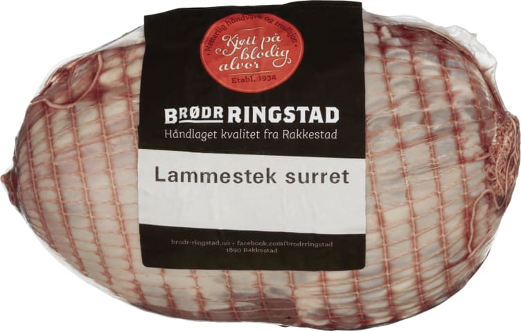 Lammestek Surret Ca1,3kg Brødr.Ringstad