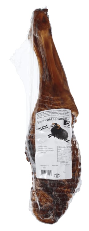 Villsau Lammelår Varmrøkt Ca1,2kg Dalpro