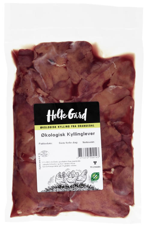 Kyllinglever Økologisk Fersk Ca390g Holte