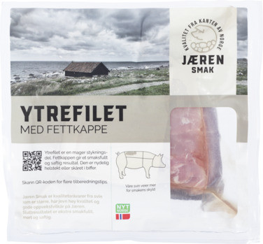 Svin Ytrefilet m/Fettlokk 0,8 kg