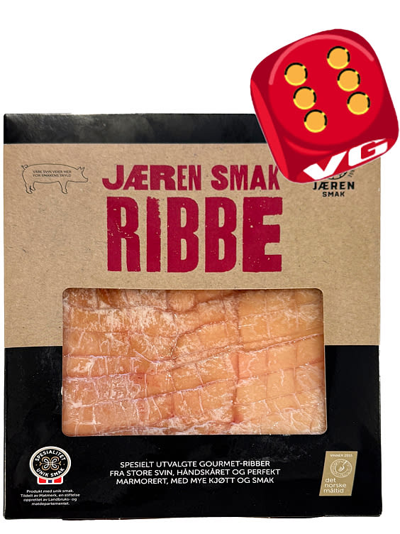 Tynnribbe av svin ca 3 kg Jæren Smak