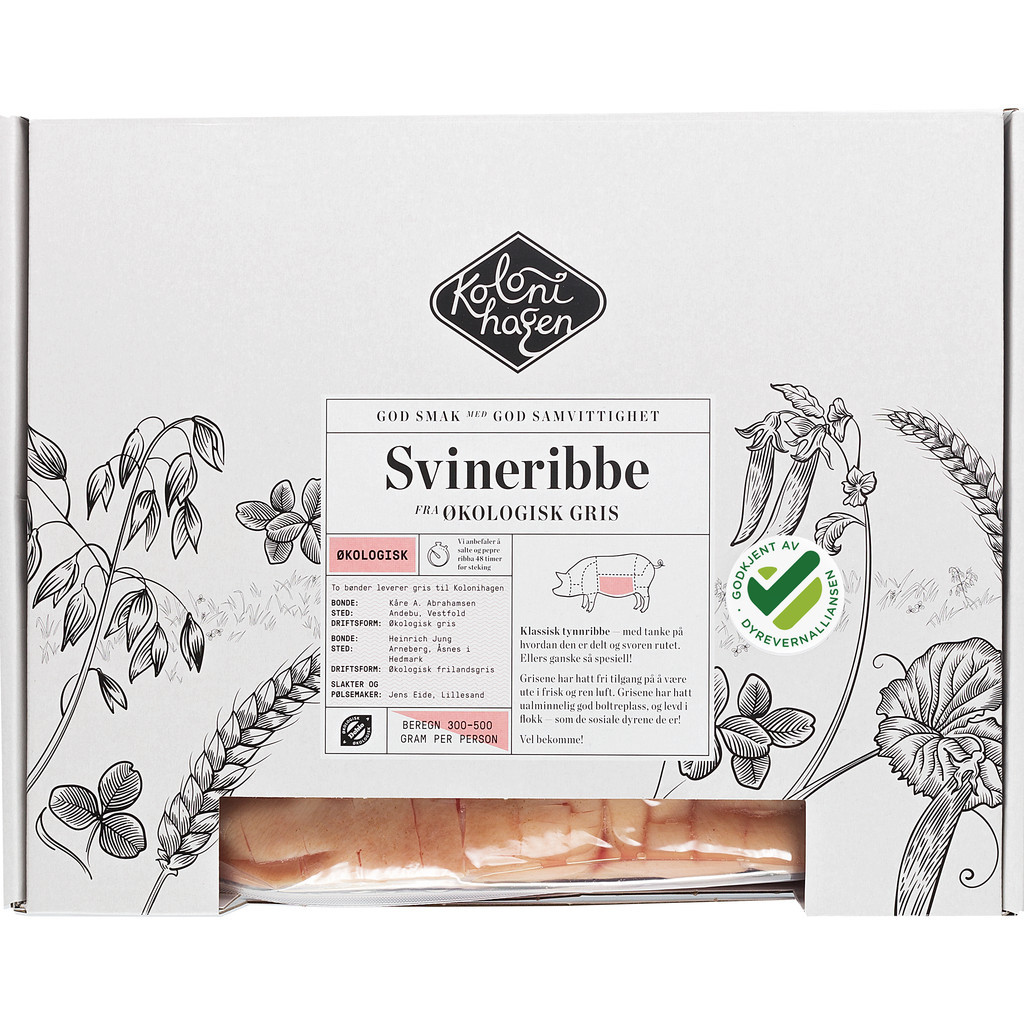 Svineribbe Økologisk Se produkt for nettovekt Kolonihagen