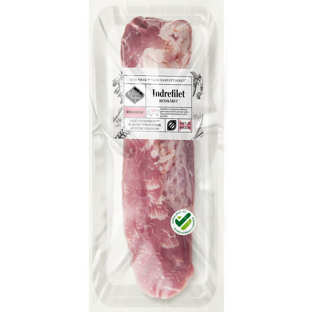 Svin, indrefilet Økologisk 600 - 800g Kolonihagen
