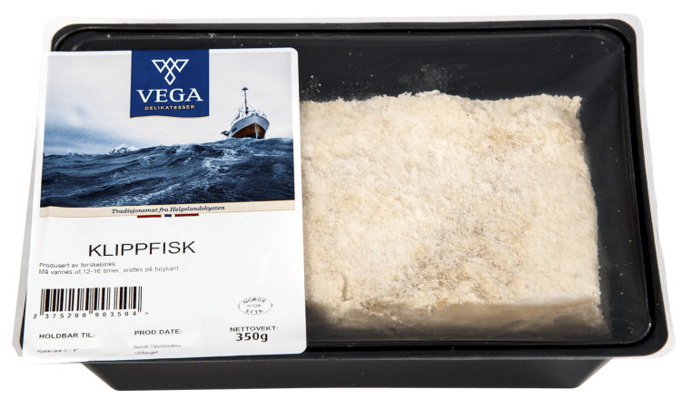 Klippfisk Ca350g Vega