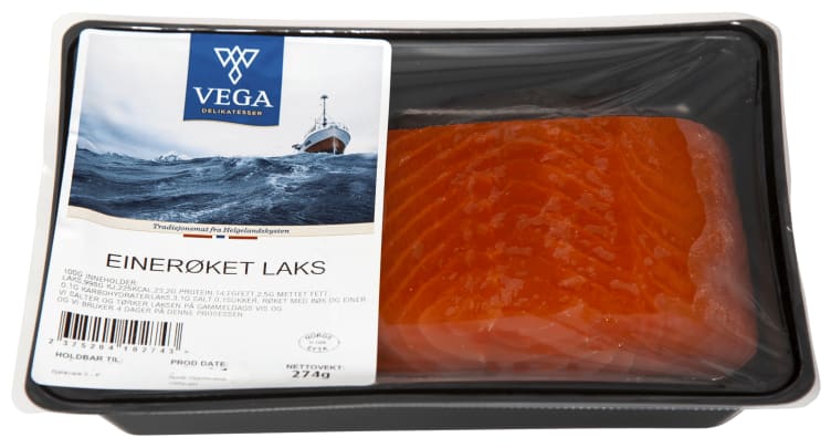 Laks Einerrøkt Ca250g Vega