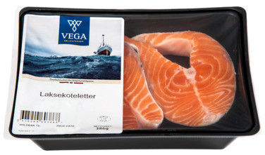 Laksekotteletter Fersk Ca300g i Map